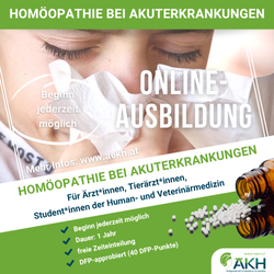 Online-Ausbildung: Homöopathie bei Akuterkrankungen für Ärzt:innen